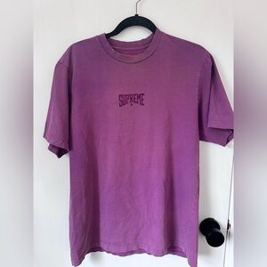 Supreme Acid Wash S/S 2022 Embroidered Logo Shirt